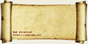 David Vodeničar vizit kartica